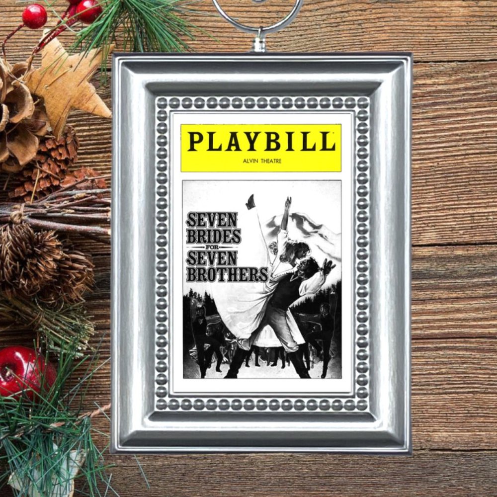 Seven Brides For Seven Brothers Broadway Musical Playbill Christmas Ornament